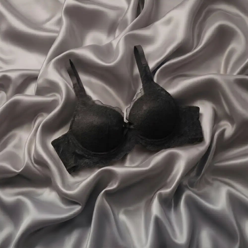 Nazneenah Soft & Light Net Bra with Silicon Support