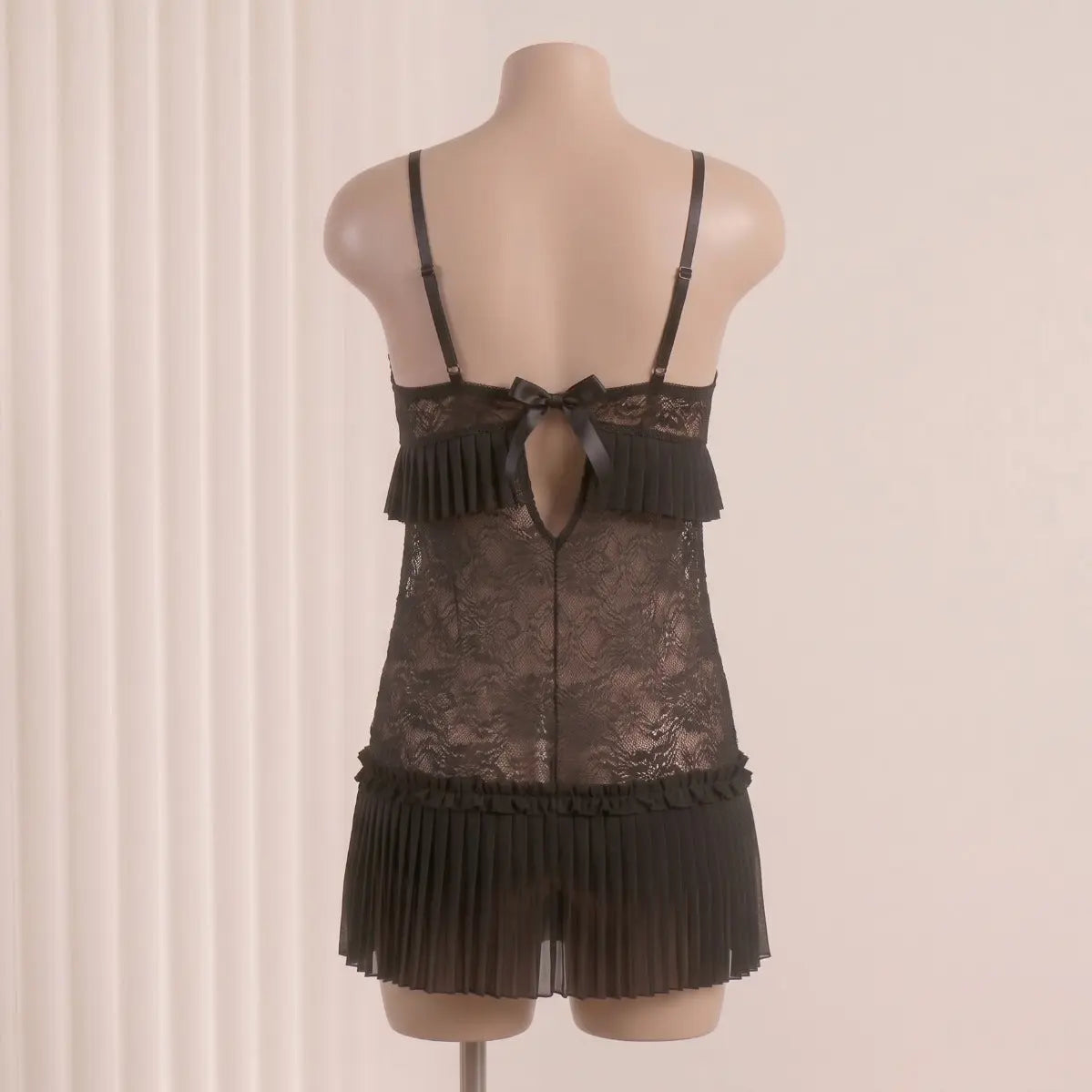 Nazneenah Enchanting Ribbon & Frill Short Frock Chemise