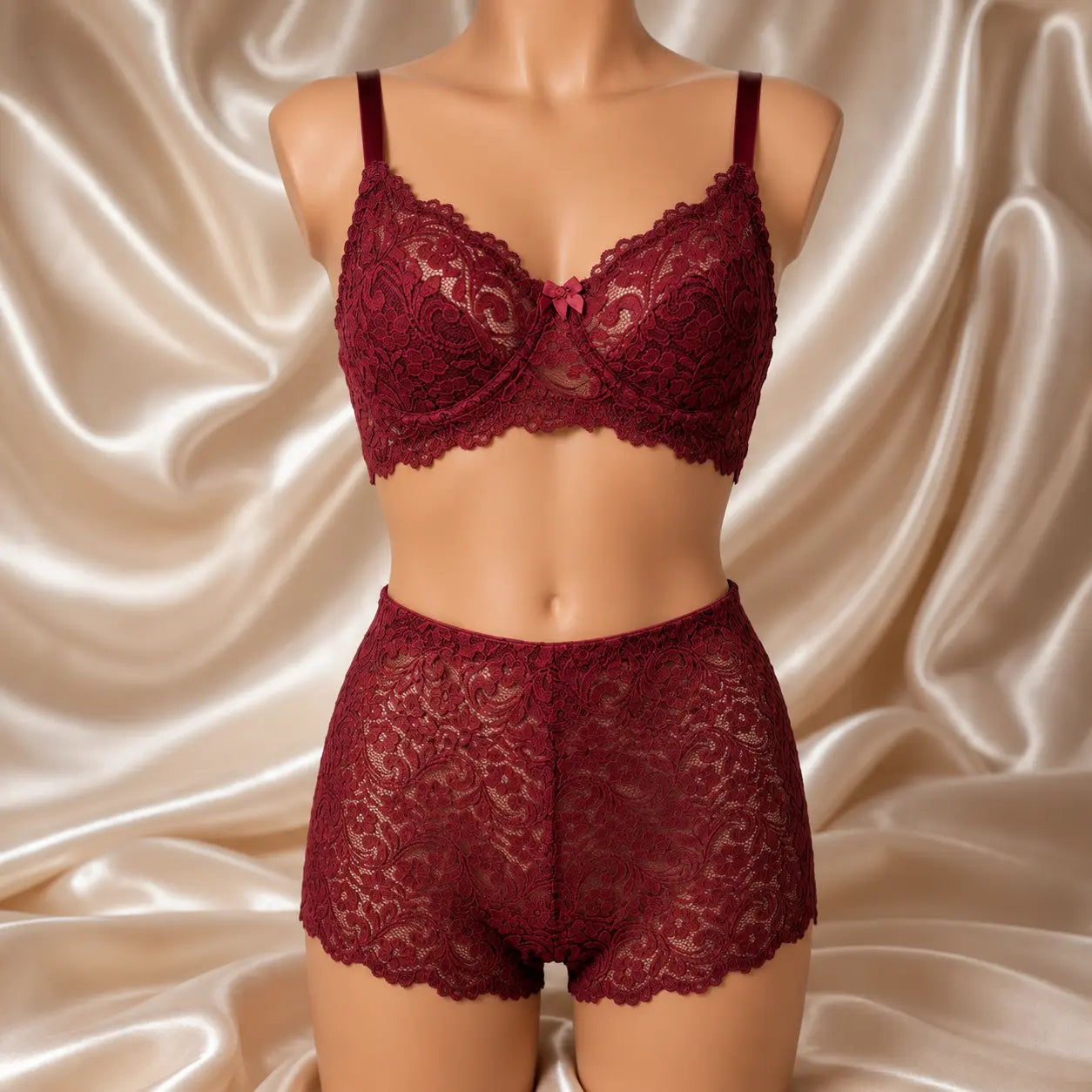 Cotton Net Bra & Panty Set for Women – Soft Comfortable Everyday Lingerie | Made in India