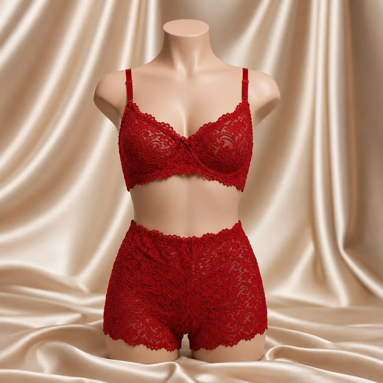 Cotton Net Bra & Panty Set for Women – Soft Comfortable Everyday Lingerie | Made in India