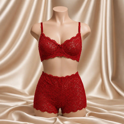 Cotton Net Bra & Panty Set for Women – Soft Comfortable Everyday Lingerie | Made in India