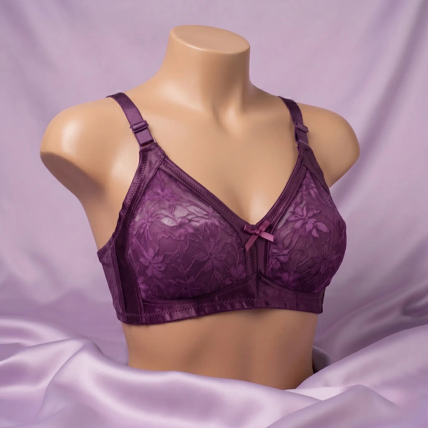 Nazneenah Soft & Light Lace Net Bra