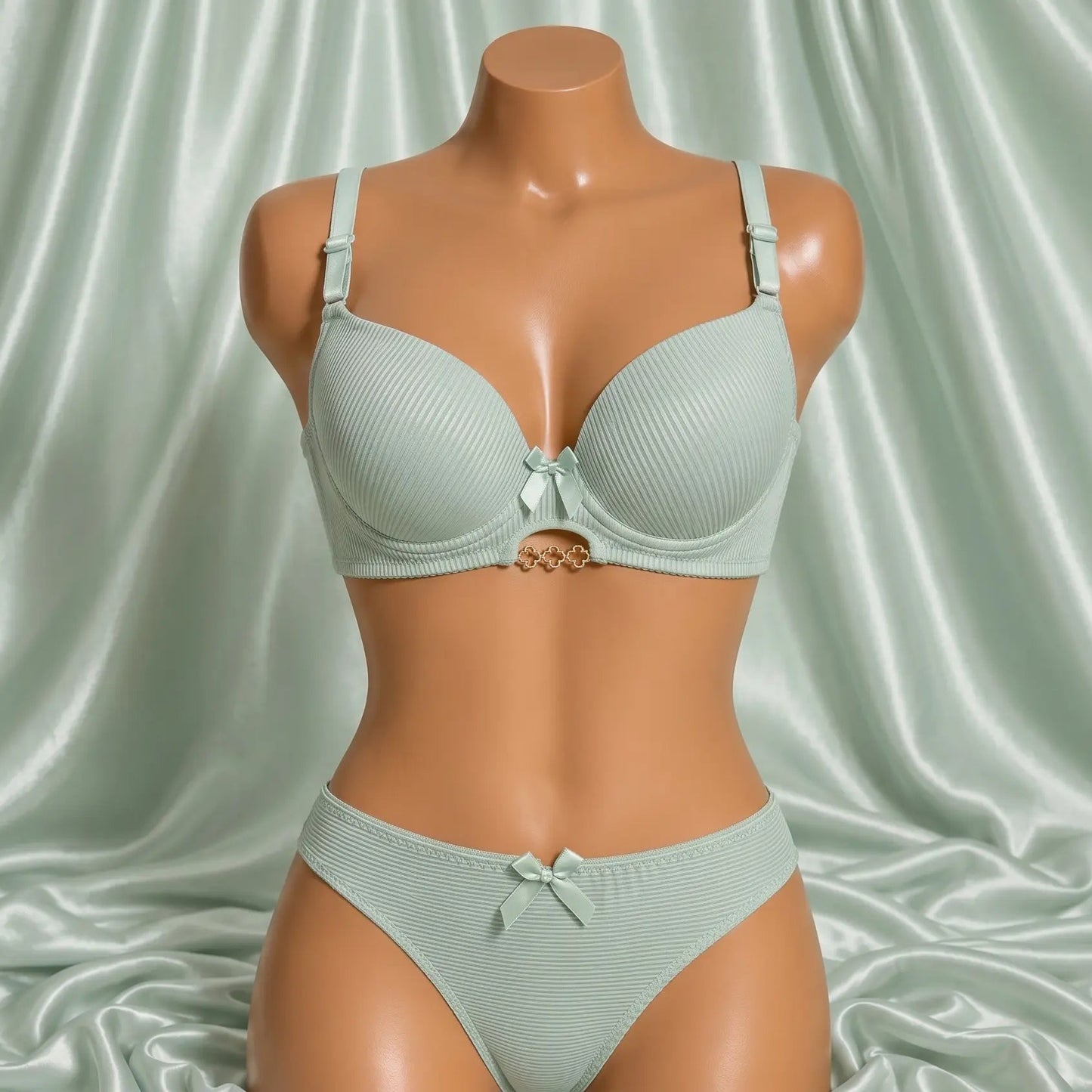 Bra & Panty Set with Stylish Straps for Women – Comfortable Everyday Lingerie Set