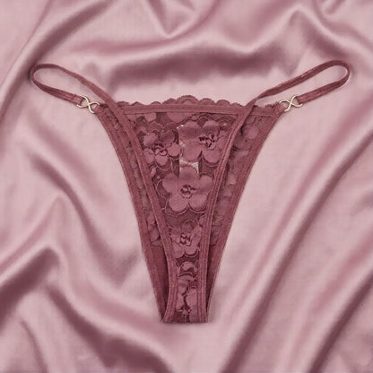 Nazneenah Bridal Silk-Bow Self-Design Net Thong