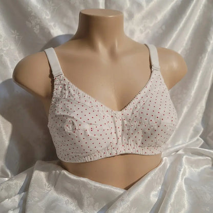 Dotted Cotton Bra for Women – Soft Non-Padded Everyday Comfort Bra | Made in India
