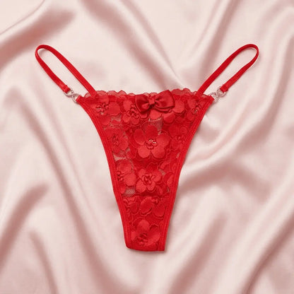 Nazneenah Bridal Silk-Bow Self-Design Net Thong