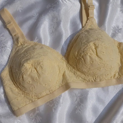 Cotton Chikankari Bra for Women – Soft Breathable Everyday Comfort Bra