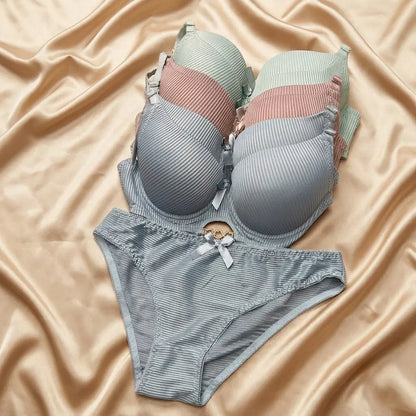 Bra & Panty Set with Stylish Straps for Women – Comfortable Everyday Lingerie Set