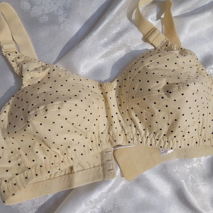 Dotted Cotton Bra for Women – Soft Non-Padded Everyday Comfort Bra | Made in India